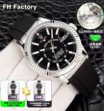 FH Factory Rolex Sky-dweller 9002 Movement 904L Steel 42mm Silver Bezel Watch